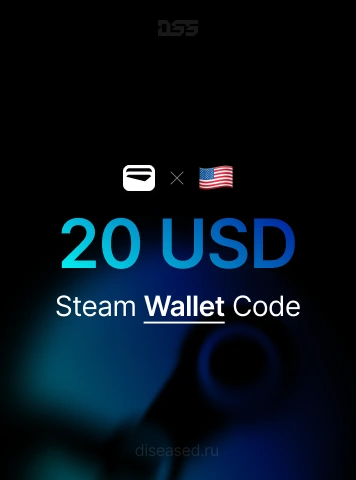 Изображение: Код для Steam Wallet | US | 20 USD
