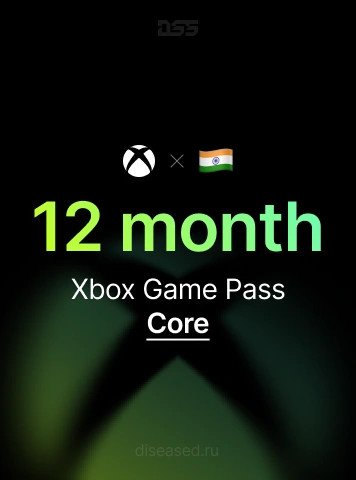 Изображение: Xbox Game Pass Core | IN | 12 Месяцев