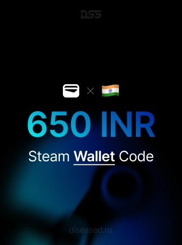 Изображение: Код для Steam Wallet | IN | 650 INR