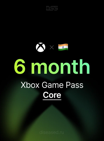 Изображение: Xbox Game Pass Core | IN | 6 Месяцев