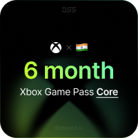 Изображение: Xbox Game Pass Core | IN | 6 Месяцев