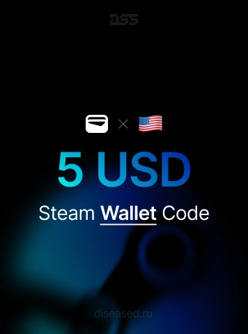Изображение: Код для Steam на сумму 5 USD | США