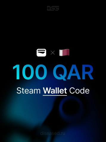 Изображение: Код для кошелька Steam | QA | 100 QAR
